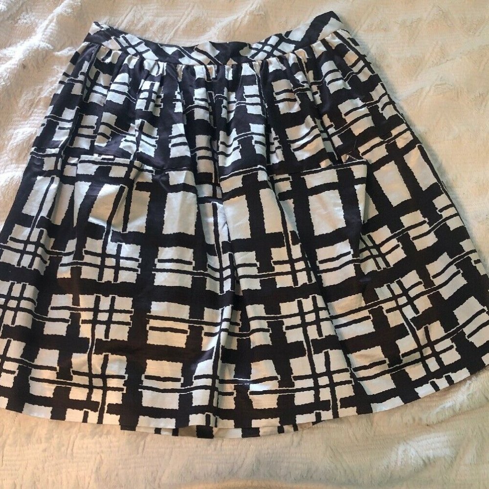 Maeve Anthropologie Paned & Pocketed A-Line Skirt